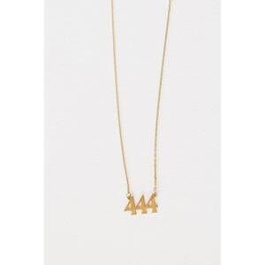 NEW LESLIE CURTIS women's devotion necklace in gold